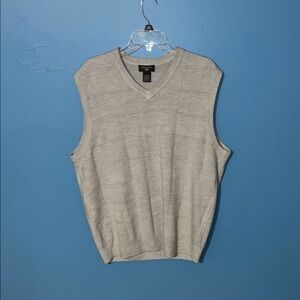 Dockers Men's V-Neck Gray Sweater Vest